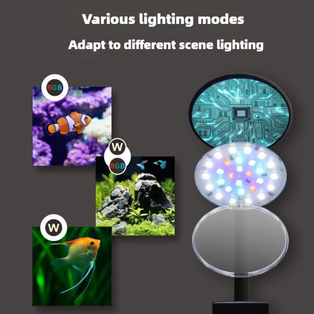 Planted Aquarium Freshwater - مصباح LED قابل للتركيب على حوض