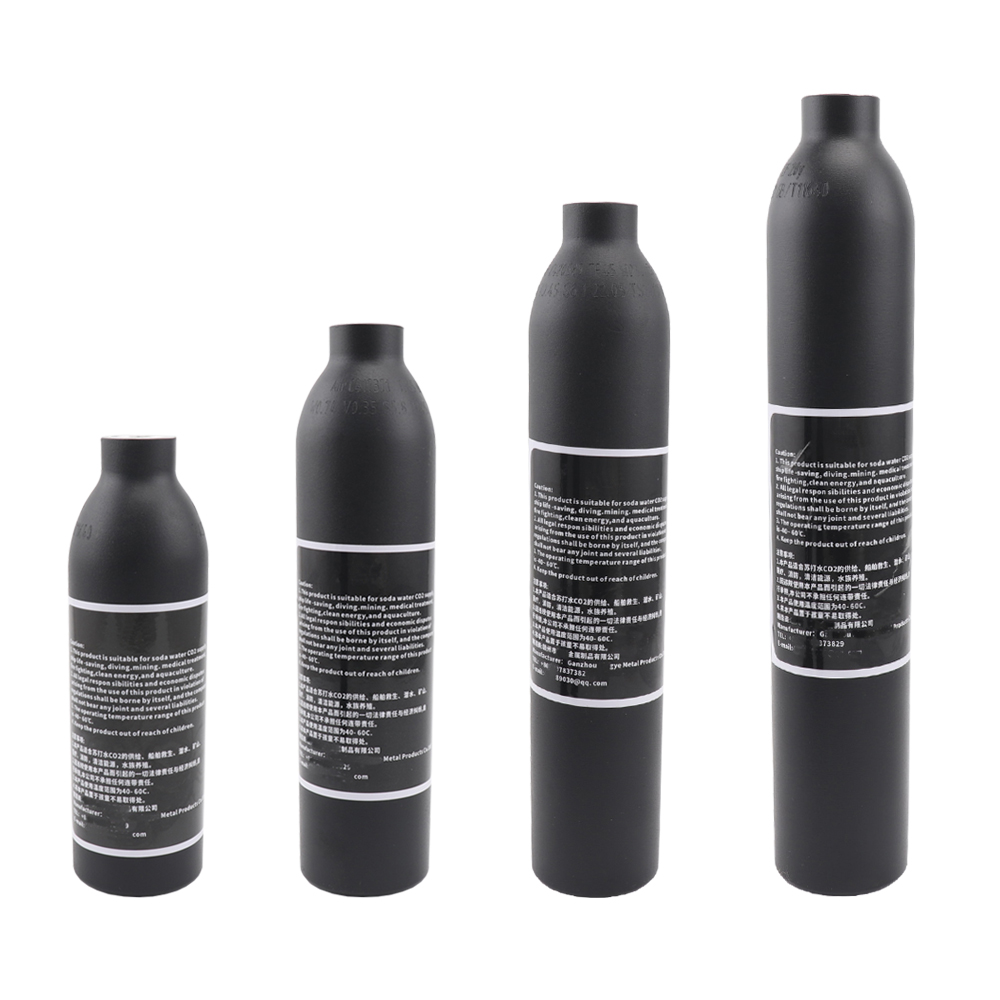 Planted Aquarium Co2 - 300bar 4500Psi الألومنيوم Co2 اسطوانة خزان