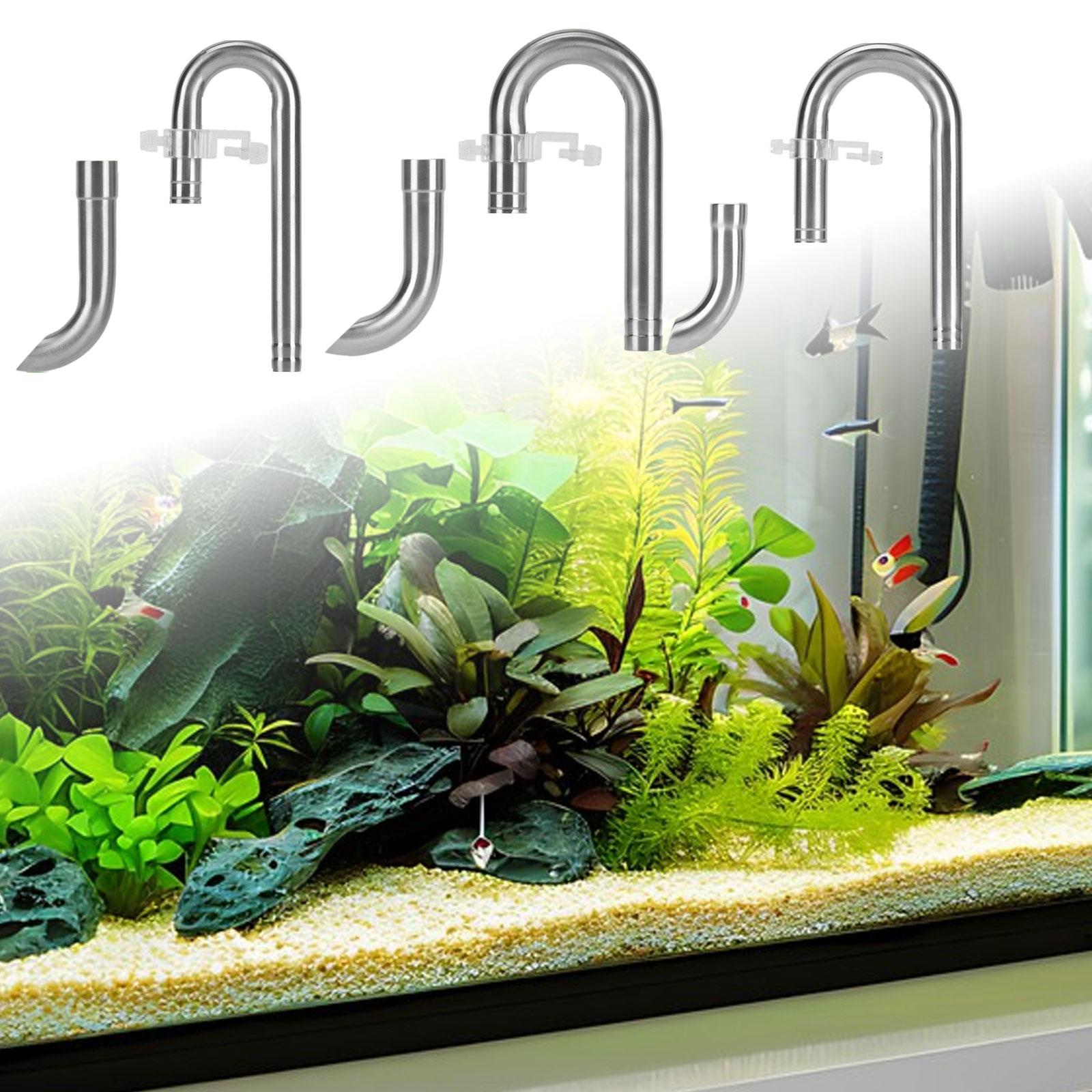 Planted Aquarium Freshwater - مجموعة مخرج أنابيب زنبق حوض السمك
