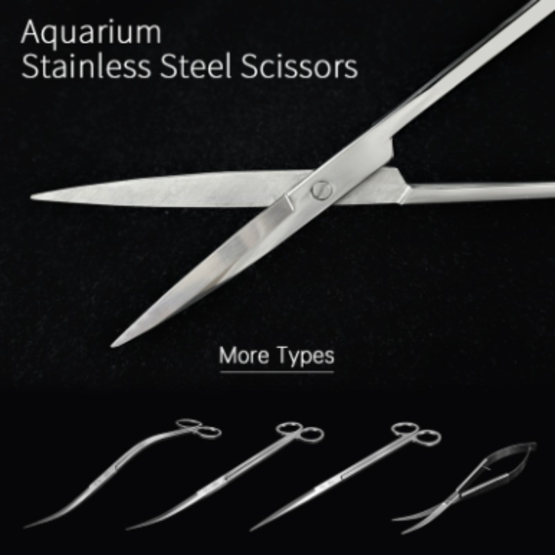 Aquarium Plant Utensils - مقصات ويك أكوا المصنوعة من الفولاذ