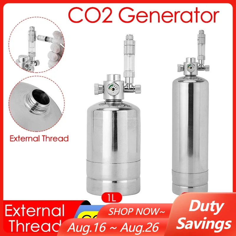 1L/2L حوض السمك CO2 نظام المول - مراجعة Planted Aquarium Co2 وسعره