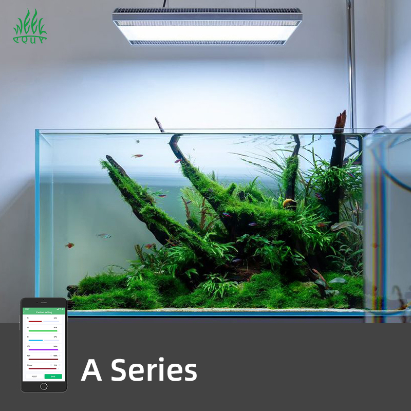 مصباح حوض السمك ويك أكوا A430  - مراجعة Planted Aquarium Hanging Light وسعره