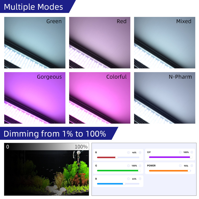 مصباح حوض السمك ويك أكوا A430  - مراجعة Planted Aquarium Hanging Light وسعره