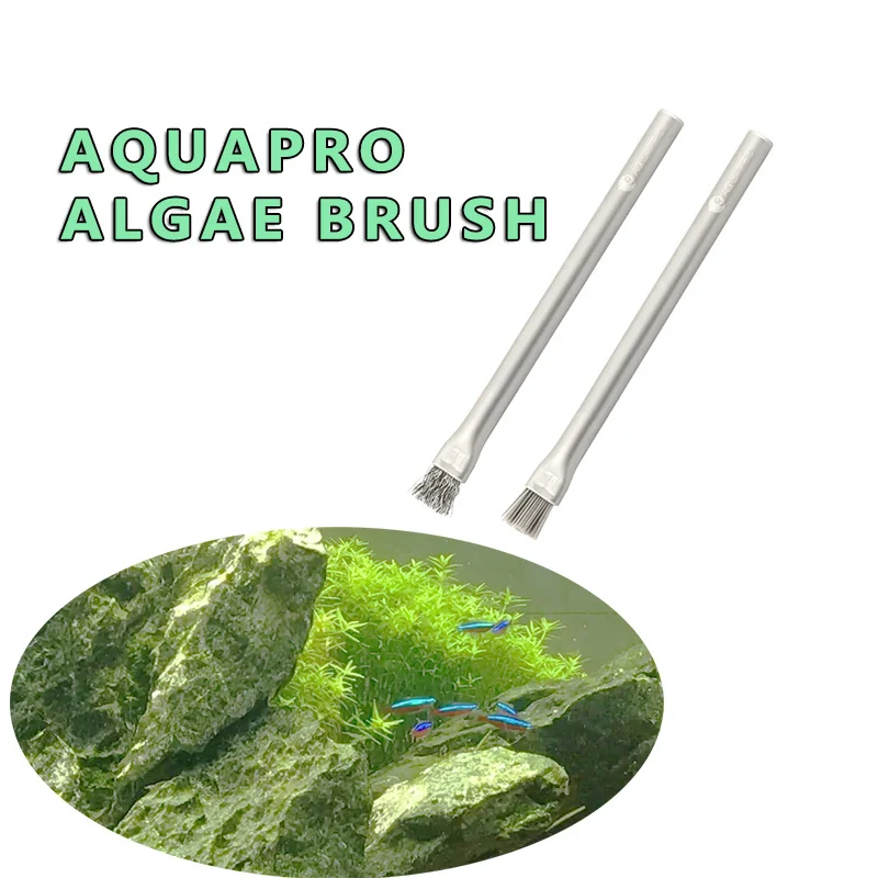 Aquapro الطحالب فرشاة تنظيف فر - مراجعة Aquarium Plant Utensils وسعره