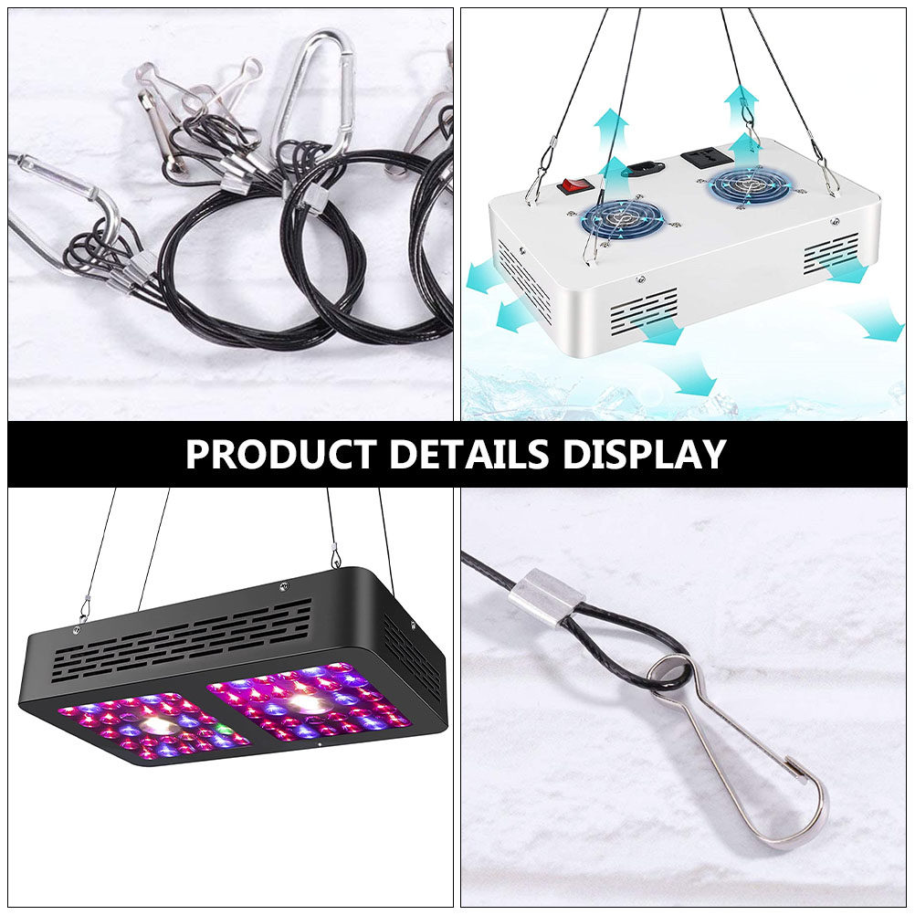 4 قطع من مجموعة حوامل الحبال ا - مراجعة Planted Aquarium Hanging Light وسعره