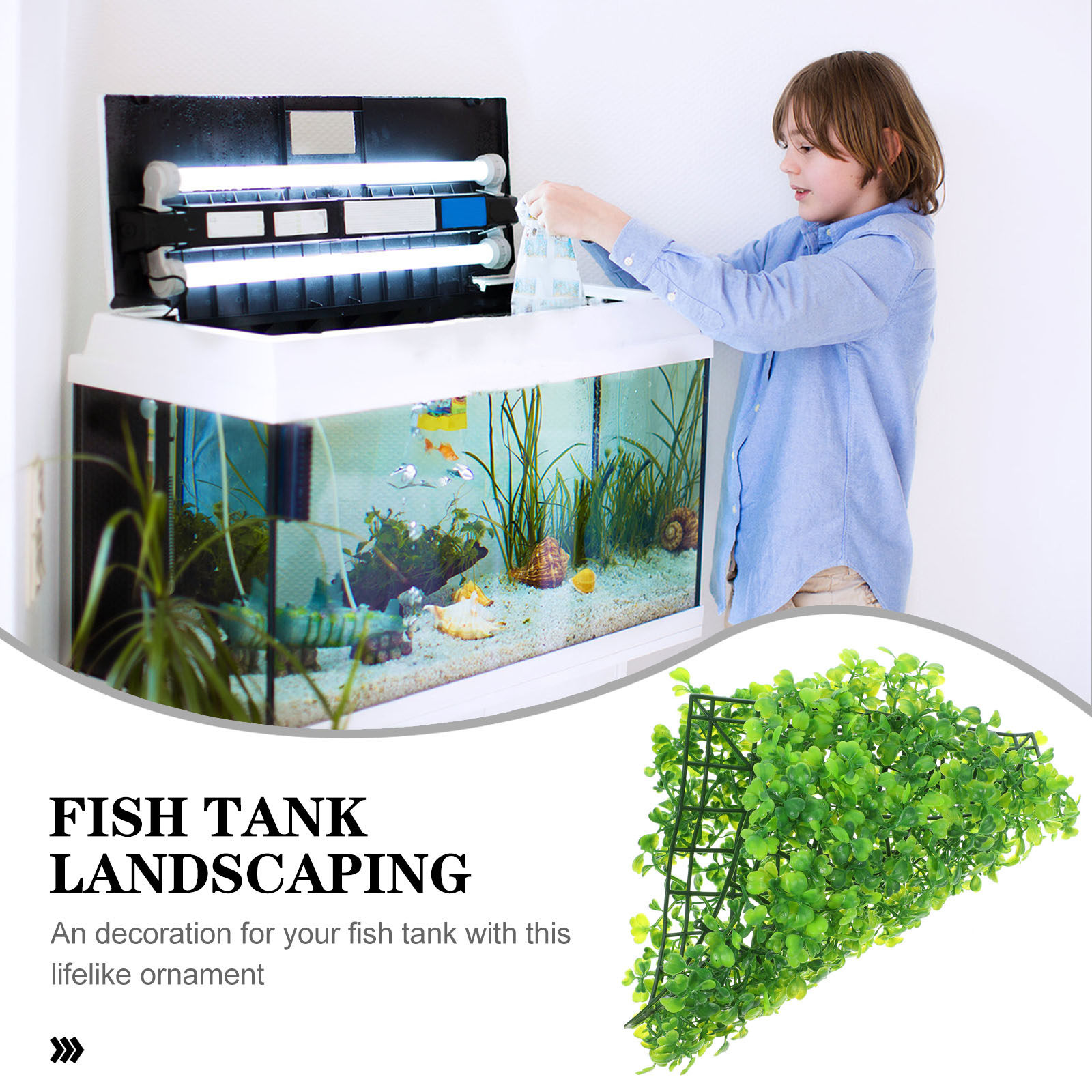 عشب حوض السمك الاصطناعي، نباتا - مراجعة Planted Aquarium Freshwater وسعره