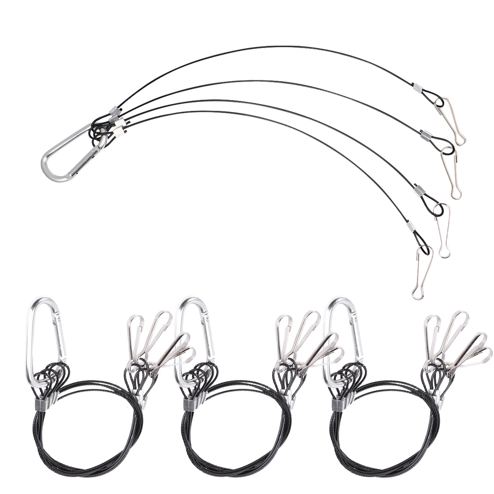 4 قطع من حبال التعليق الفولاذي - مراجعة Planted Aquarium Hanging Light وسعره