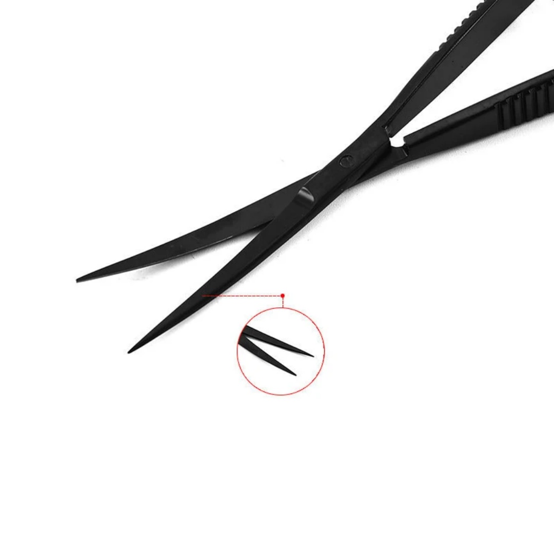 منحني مستقيم الربيع مقص حوض ال - مراجعة Aquarium Plant Utensils وسعره