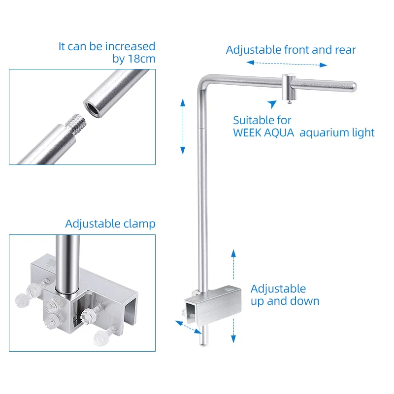 أسبوع أكوا ضوء حامل العالمي سب - مراجعة Planted Aquarium Hanging Light وسعره