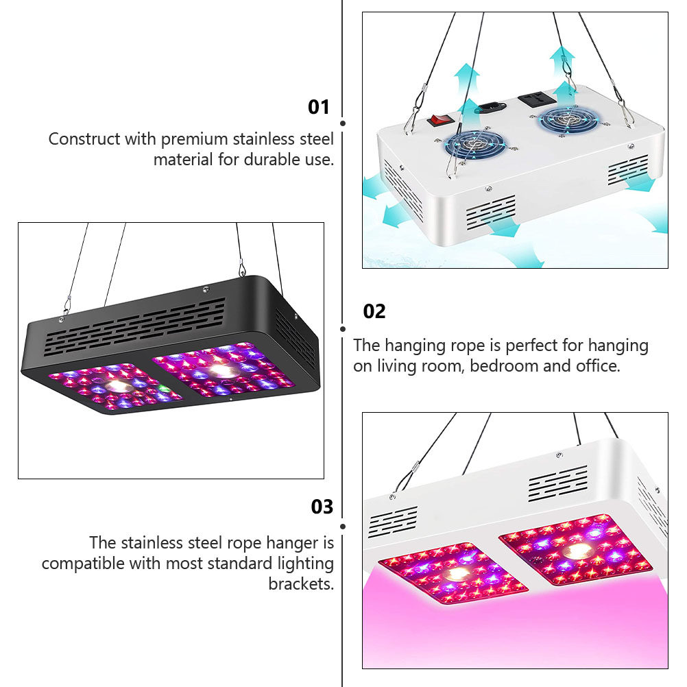 4 قطع من حبال التعليق المصنوعة - مراجعة Planted Aquarium Hanging Light وسعره